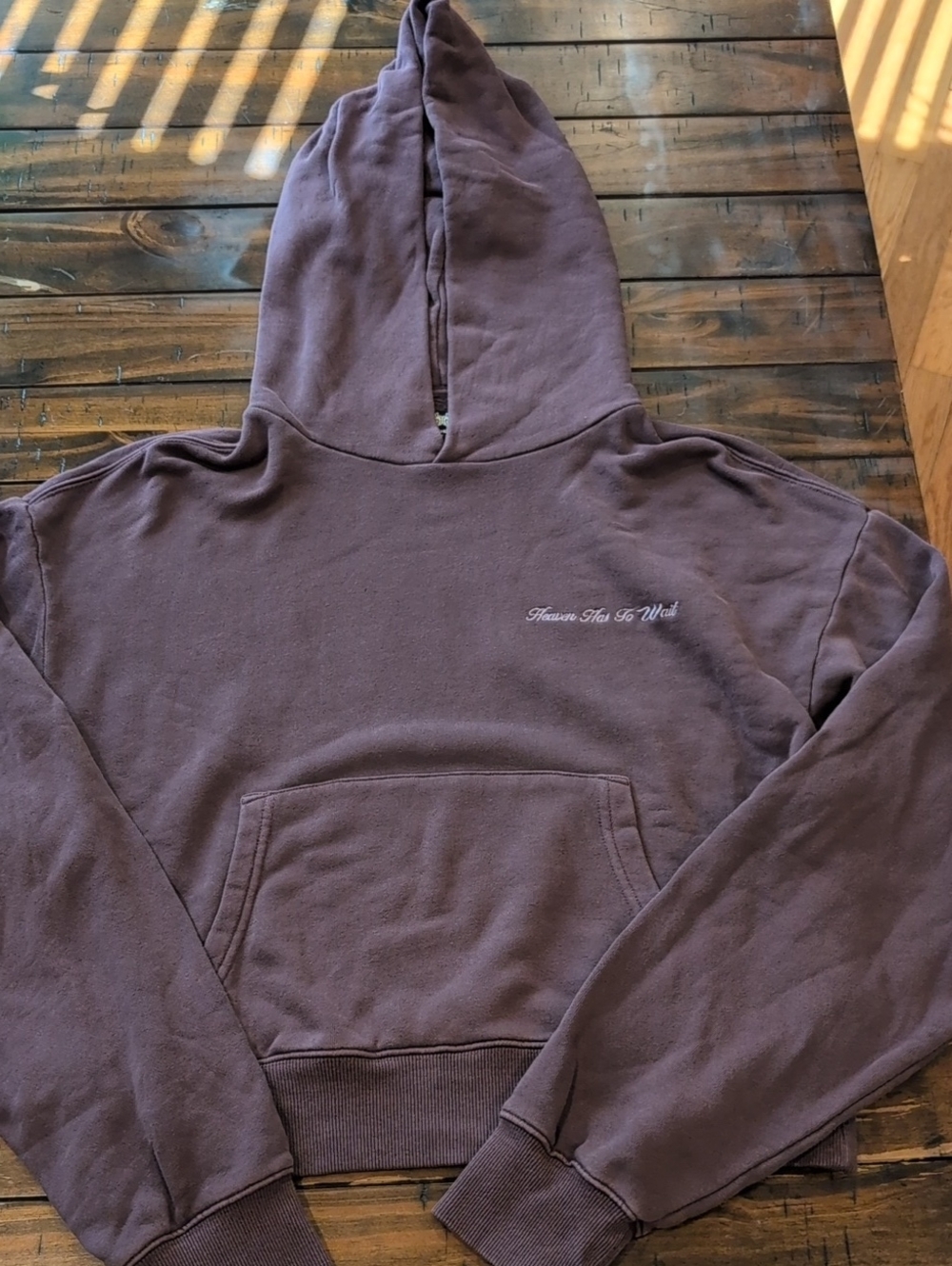 Darc Sport She Heaven Has To Wait Embroidered Hoodie
